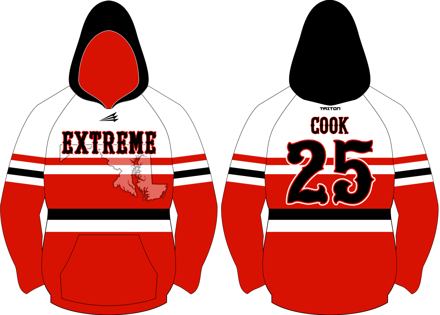 Extreme Baseball Club (Cook) Custom Vulcan Hoodie #VH2