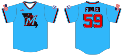 Missouri Marlins Custom HexaFlex Baseball Jersey #J4H