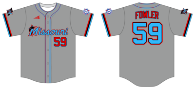 Missouri Marlins Custom HexaFlex Baseball Jersey #J1F