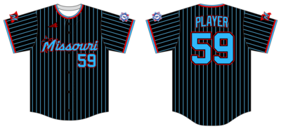 Missouri Marlins Custom HexaFlex Baseball Jersey #J1E