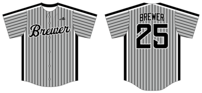 Brewer Baseball Custom Hexaflex Baseball Jersey #J2