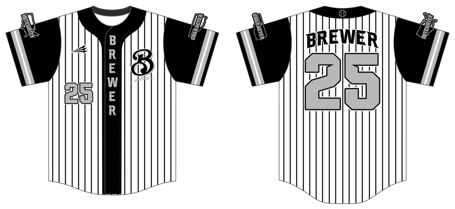 Brewer Baseball Custom Hexaflex Baseball Jersey #J3