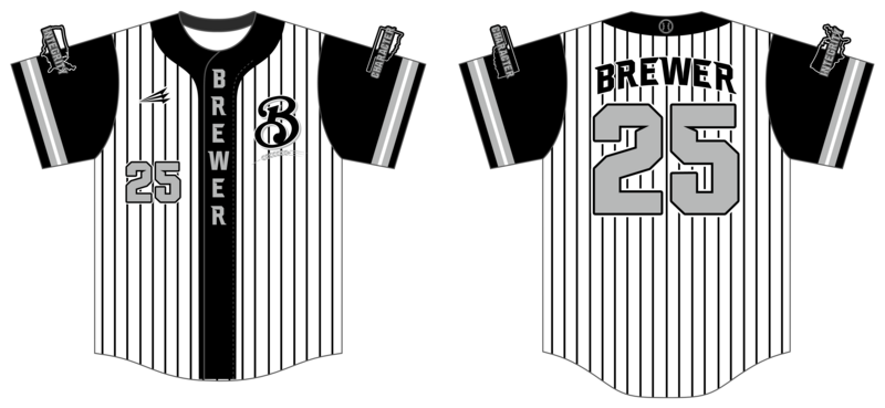 Brewer Baseball Custom Hexaflex Baseball Jersey #J3