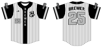 Brewer Baseball Custom Hexaflex Baseball Jersey #J3