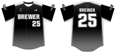 Brewer Baseball Custom Hexaflex Baseball Jersey #J5