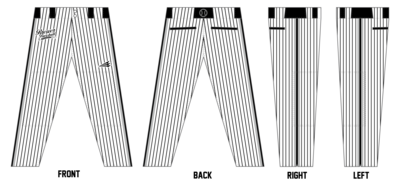 Brewer Baseball Stacheman Elite Custom Pro-Fit Baseball Pants #BP3C