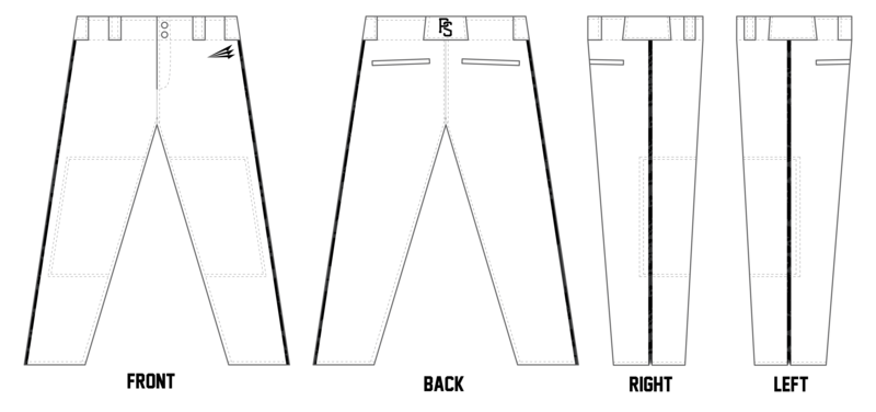 Prosper Spikes Custom Long Baseball Pant #BP22B