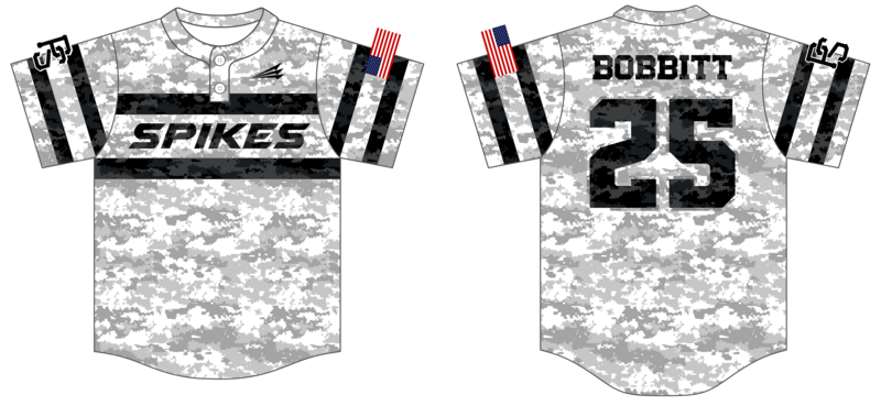 Prosper Spikes Custom HexaFlex Baseball Jersey #J22C