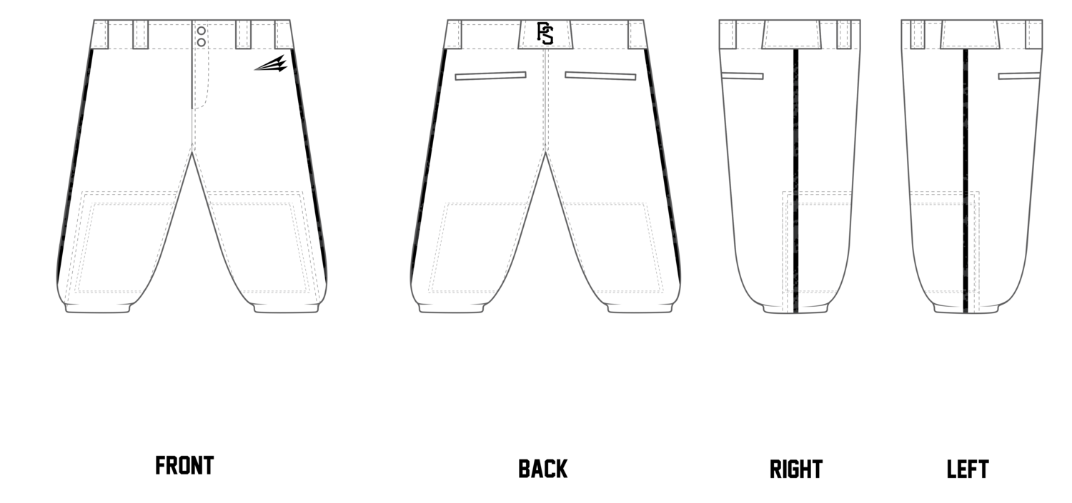 Prosper Spikes Custom Knicker Baseball Pant #BP22BK