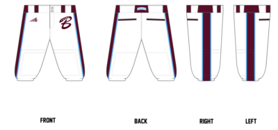 Chase Bombers Custom Knicker Baseball Pant #BP15e