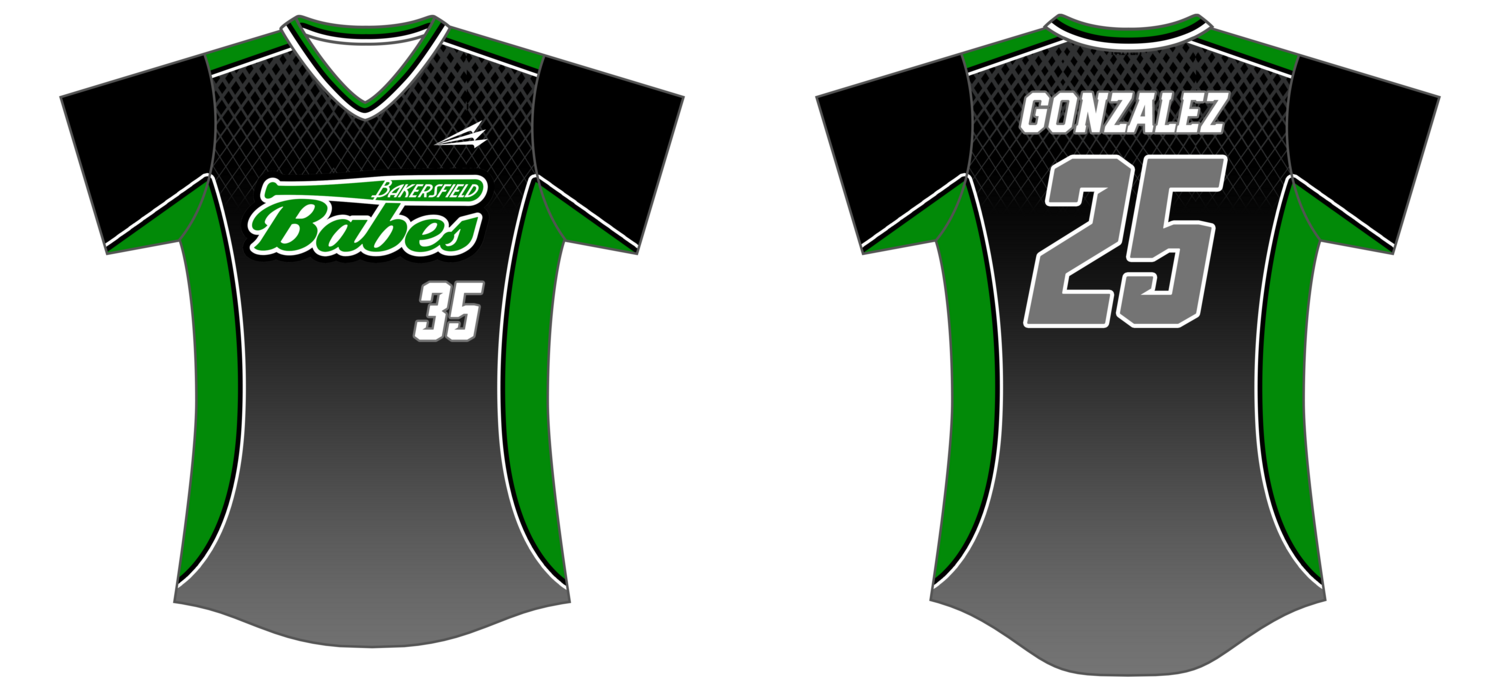 Bakersfield Babes Custom HexaFlex Softball Jersey #J6a