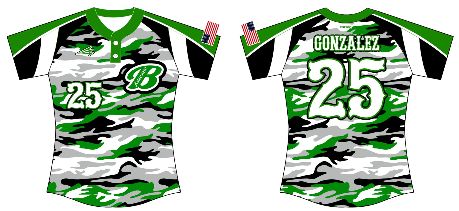 Bakersfield Babes Custom HexaFlex Softball Jersey #J7b
