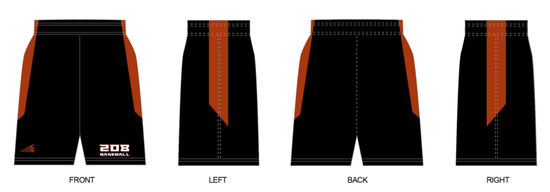 208 Baseball Custom Revolution Pocket Shorts #RV2
