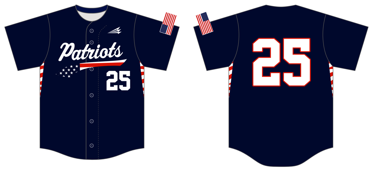 Enfield Patriots Custom HexaFlex Baseball Jersey #J2B