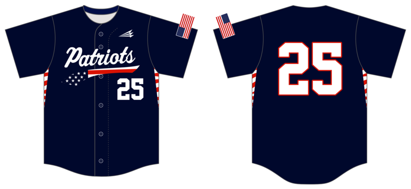 Enfield Patriots Custom HexaFlex Baseball Jersey #J2B