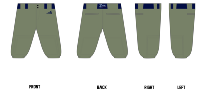 Zone Select Custom Knicker Baseball Pant #BP8B