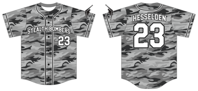 Stealth Bombers Custom Nanodri Baseball Jersey #J3C