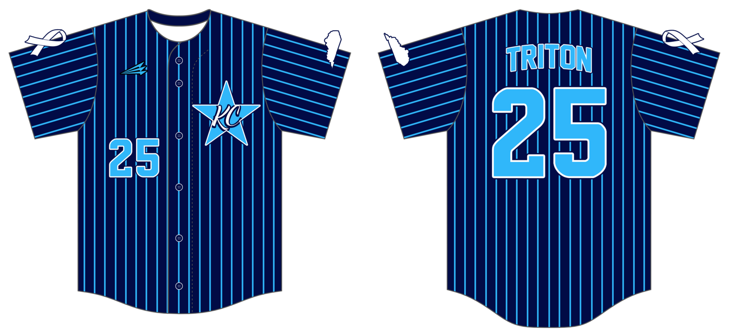 KC Kryptonite Custom HexaFlex Baseball Jersey #J6B