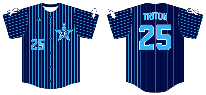 KC Kryptonite Custom HexaFlex Baseball Jersey #J6B