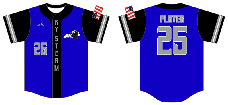 KY Steam Custom NanoDri Baseball Jersey #J5C