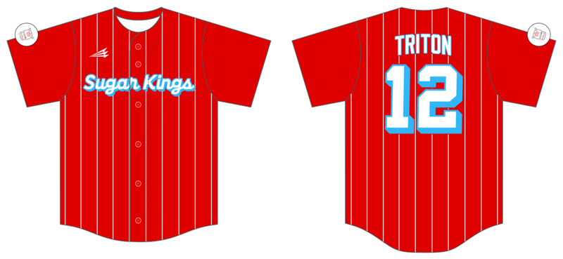 Sugar Kings Custom HexaFlex Baseball Jersey #J1B