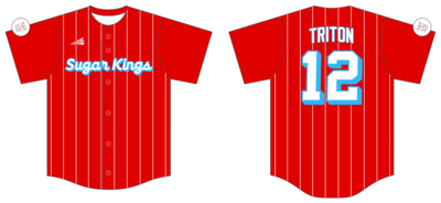 Sugar Kings Custom HexaFlex Baseball Jersey #J1B