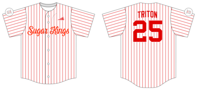 Sugar Kings Custom HexaFlex Baseball Jersey #J5