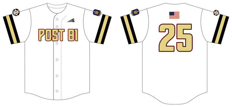 Legion Post 81 Custom HexaFlex Baseball Jersey #J1
