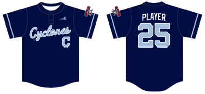 Central Ohio Cyclones Custom Hexaflex Baseball Jersey #J50C