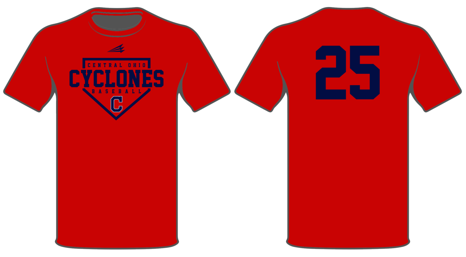 Central Ohio Cyclones Custom HyperTee #HT9