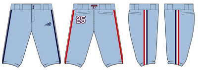 Central Ohio Cyclones Stacheman Elite Custom Knicker Baseball Pants #BP38I
