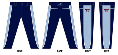 Central Ohio Cyclones Stacheman Elite Custom Long Baseball Pants #BP55