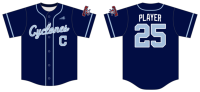 Central Ohio Cyclones Custom Hexaflex Baseball Jersey #J50B