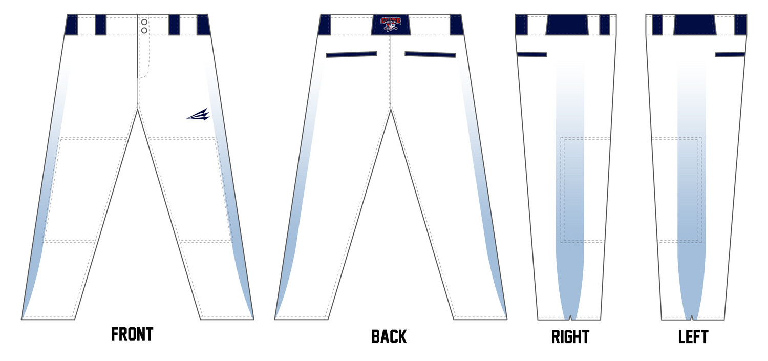 Central Ohio Cyclones Stacheman Elite Custom Long Baseball Pants #BP56