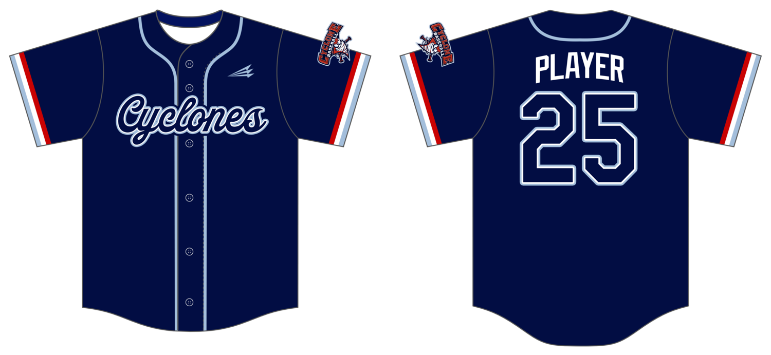 Central Ohio Cyclones Custom Hexaflex Baseball Jersey #J51