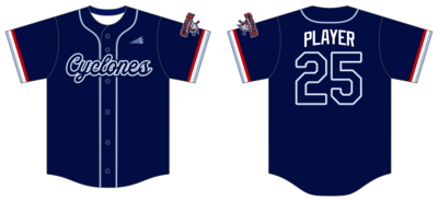 Central Ohio Cyclones Custom Hexaflex Baseball Jersey #J51