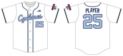 Central Ohio Cyclones Custom Hexaflex Baseball Jersey #J46