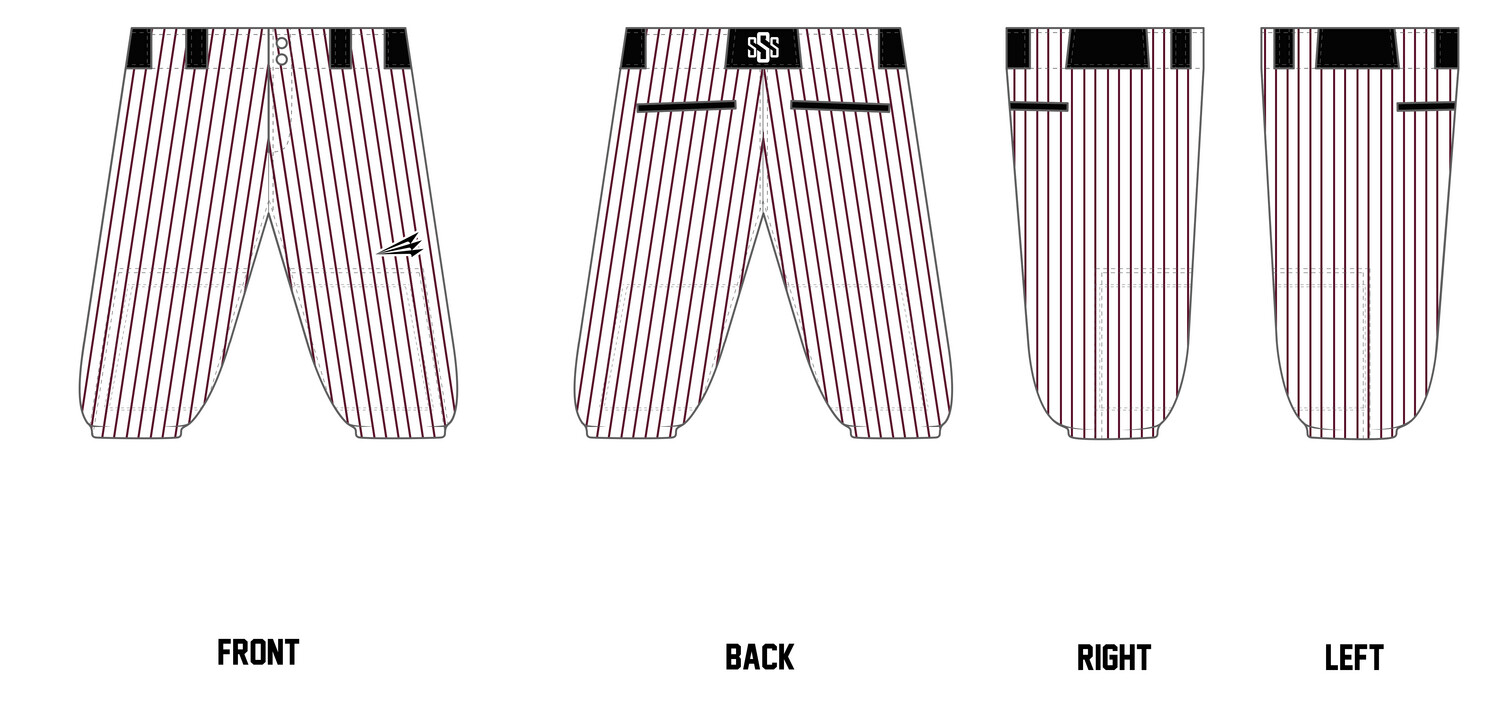 South Shore Smoke Custom Knicker Baseball Pant #BP6B