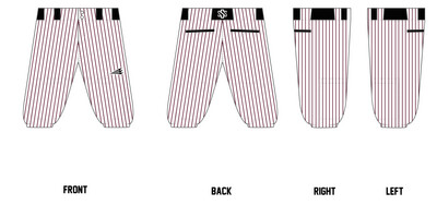 South Shore Smoke Custom Knicker Baseball Pant #BP6B