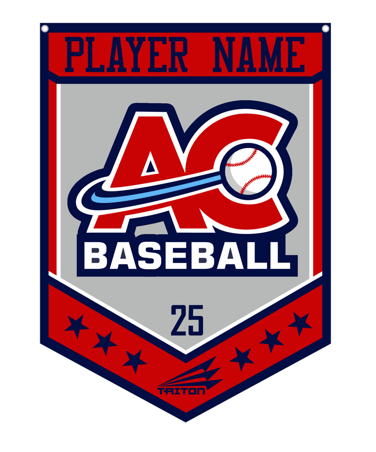 AC Baseball Custom Banner #CB1