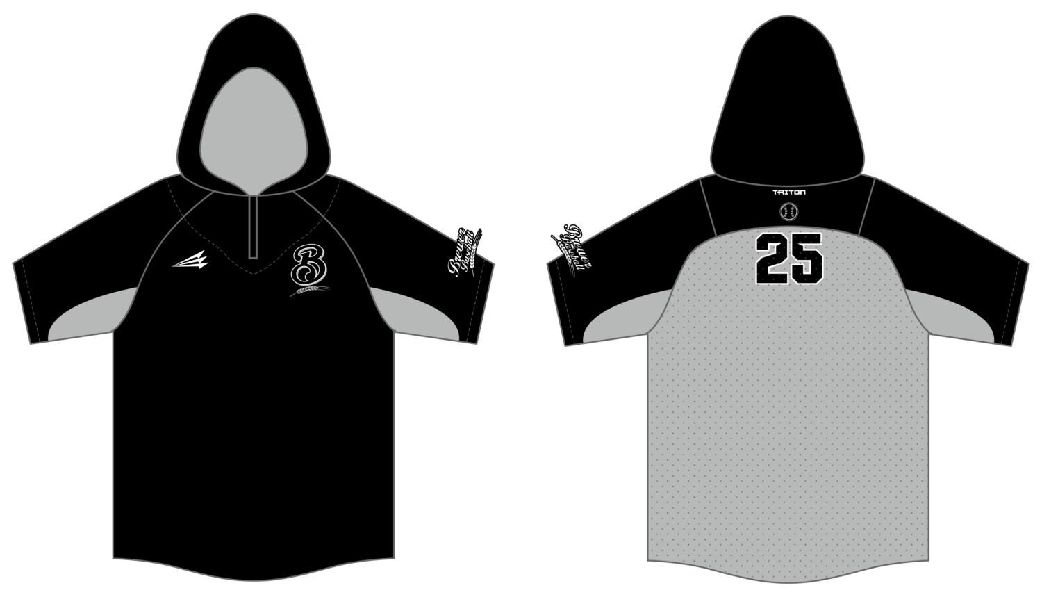 Brewer Baseball Custom Batting Practice Jacket #BPJ2