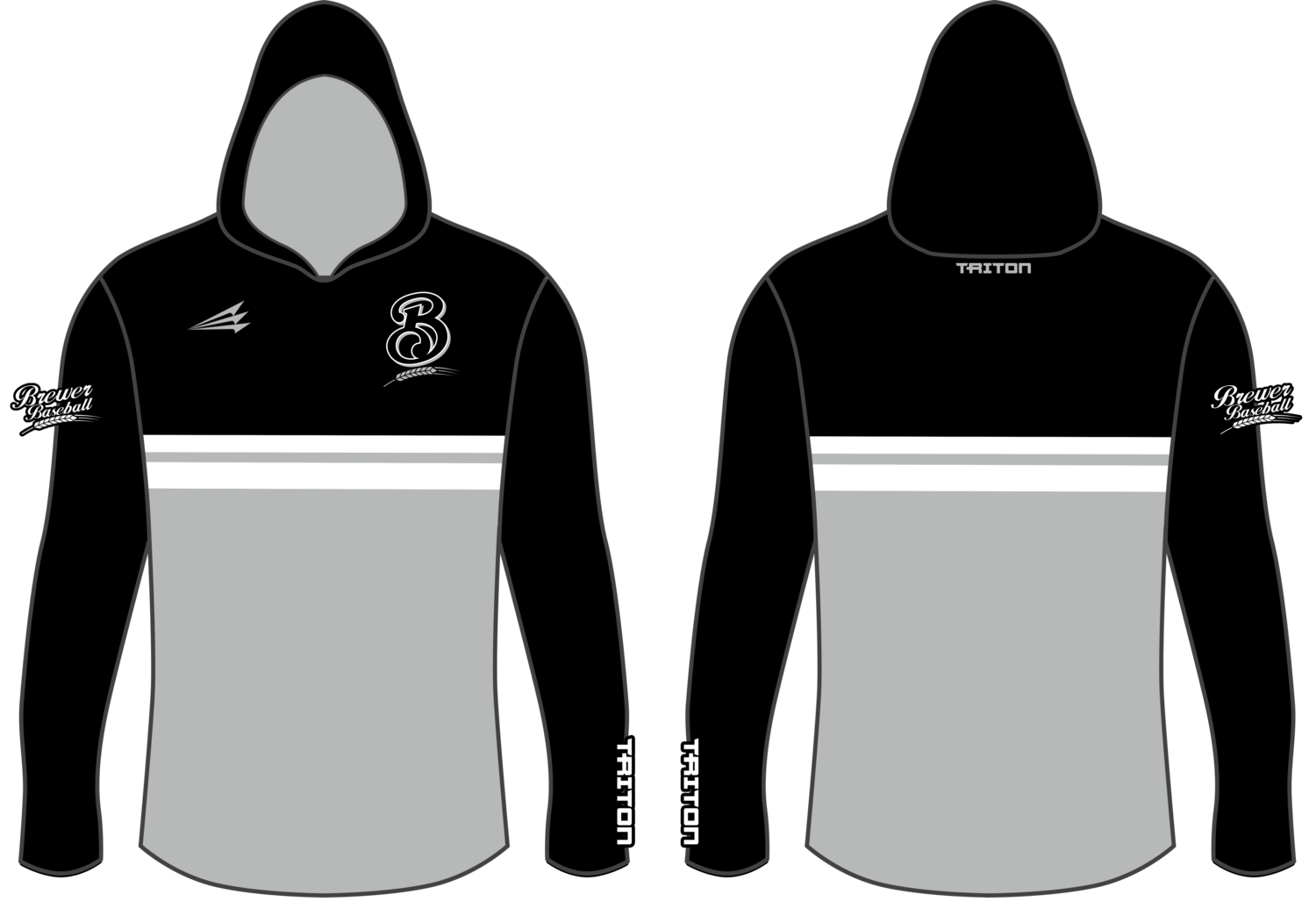 Brewer Baseball Custom NanoHood #NH2