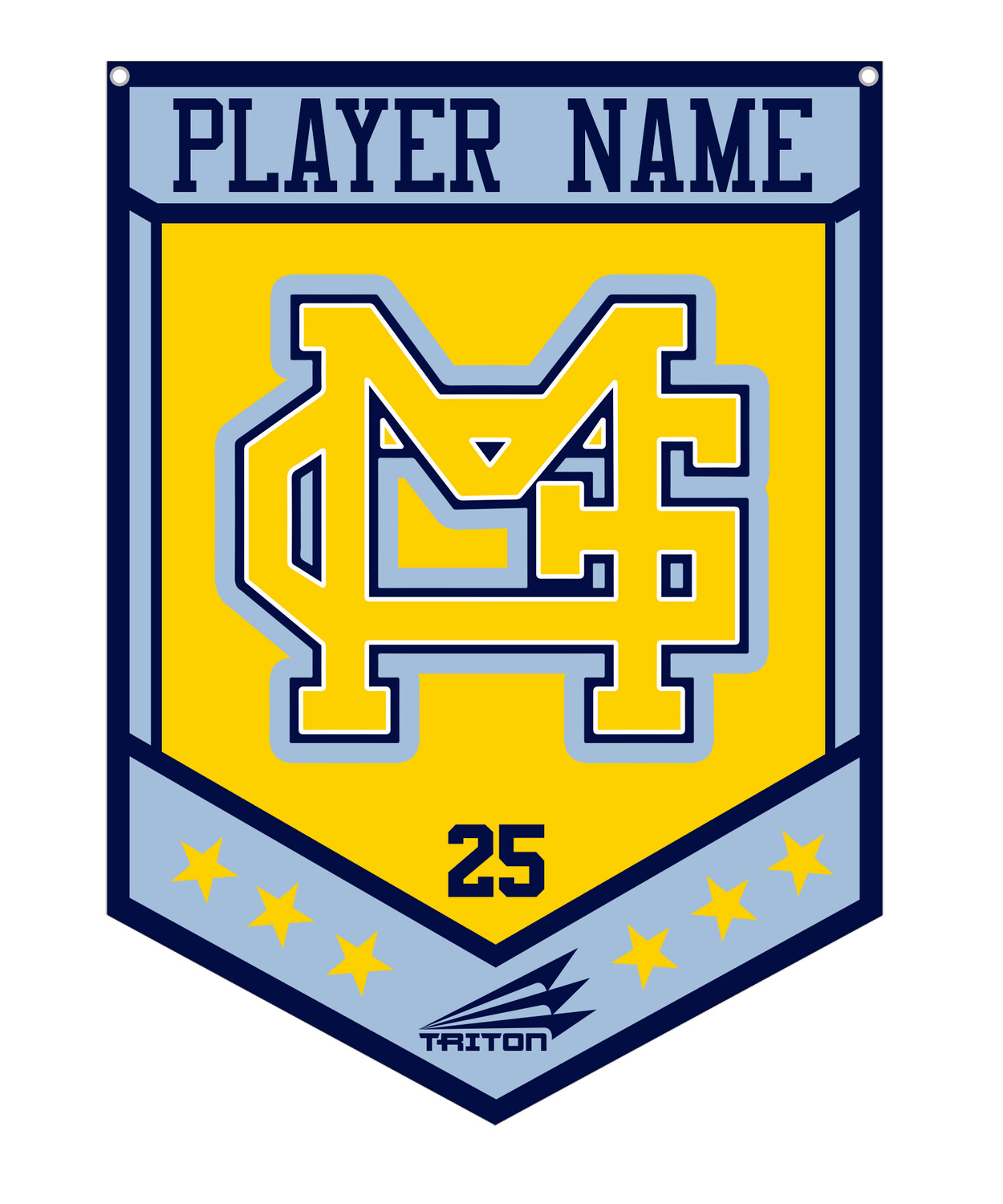 Minors Gold Custom Banner #CB1