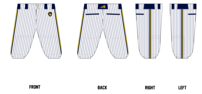 Michigan Brewers Stacheman Elite Custom Knicker Baseball Pants #BP1D