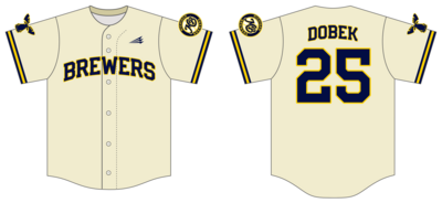 Michigan Brewers Custom Hexaflex Baseball Jersey #J11B