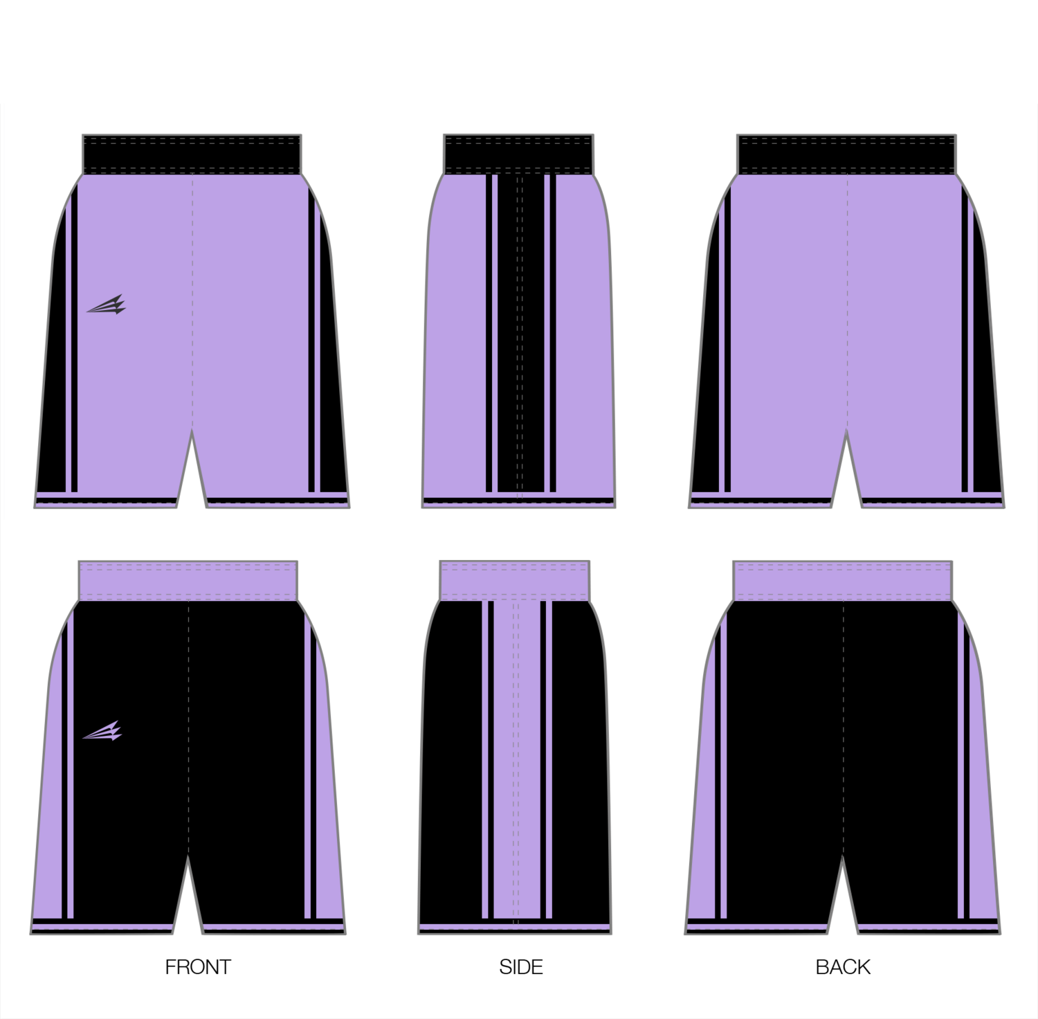 Shockerz Custom HexaFlex Reversible Basketball Shorts #BS11D BS11E
