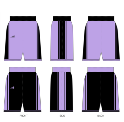 Shockerz Custom HexaFlex Reversible Basketball Shorts #BS11D BS11E
