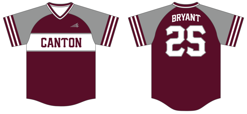 Canton Crushers Custom HexaFlex Baseball Jersey #J1C
