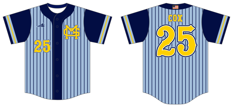 Minors Gold Custom HexaFlex Baseball Jersey #J2B