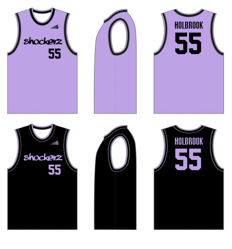 Shockerz Custom HexaFlex Reversible Basketball Jersey #J11D J11E